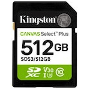 Kingston Canvas Select Plus - Flash-minneskort - 512 GB - Video