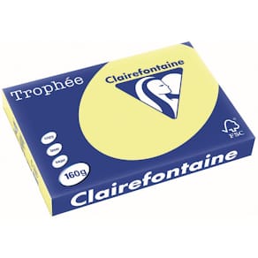 Gekleurd papier Clairefontaine Trophée Pastel, A3, 160 g/m², 250