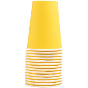 Pappersbägare PRONAPPE 20cl gul 15/fp