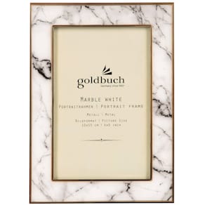 Bilderrahmen Goldbuch Marble, weiß