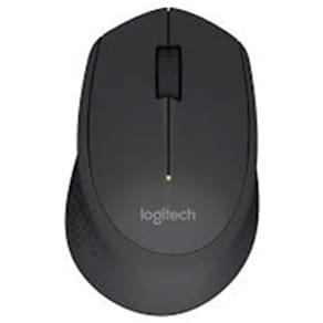 Computermus Logitech sort, 10-pak