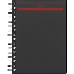 Buchkalender RIDO Timing 1 2027, A5, schwarz