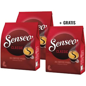 Koffiepads Douwe Egberts Senseo Classic, 36 st., 2+1 gratis