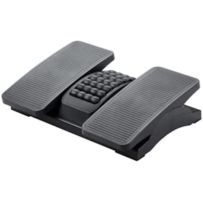 Fußstütze Q-Connect, Kunststoff, schwarz