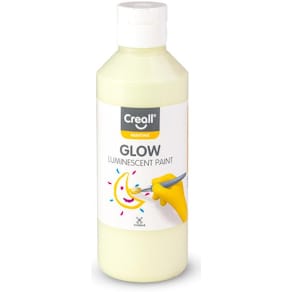 Självlysande färg CREALL 250ml Gul/Grön