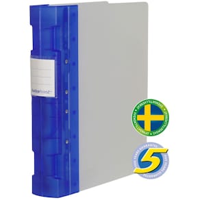 Gaffelpärm Plast KEBAFrost A4+ Blå, 55mm