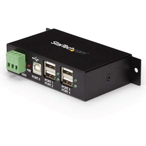 StarTech.com Rackmount USB 2.0 Hub - 4 Port Rugged Industrial
