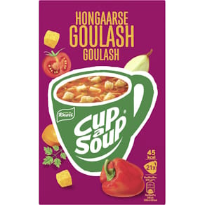 Soep Knorr Cup-a-Soup hongaarse goulash, pak van 21 zakjes