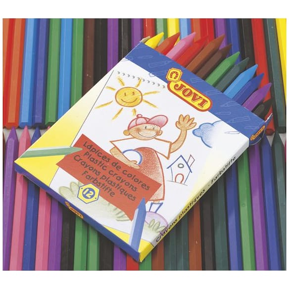 Plastkritt PLAYBOX 12 farver