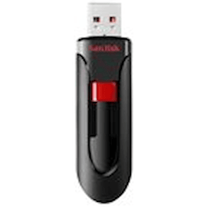 SanDisk Cruzer Glide - USB flash-enhet - 128 GB - USB 2.0