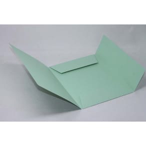 Elastikmappe A4 grøn, karton, 25 stk