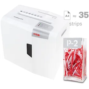 Dokumentförstörare HSM Shredstar S10, 18L, P-2
