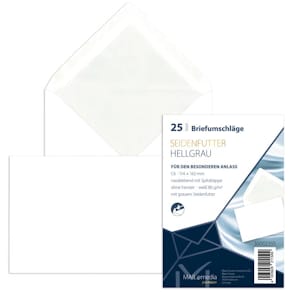 Briefumschlag MAILMEDIA 30002355, C6, weiß, 80 g/m², nassklebend,