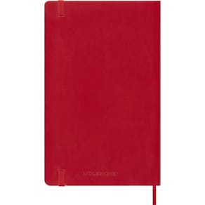 Moleskine Classic Soft 12M Daily Large Röd 2027