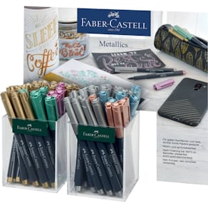 Faserschreiber Faber-Castell Metallics, sortiert