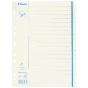 Pärmregister JOPA Papper A4 Otryckt, 20 flikar