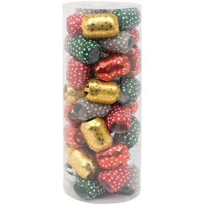 Geschenkband-Ei Goldina, Sternchen, sortiert, weihnachtlich