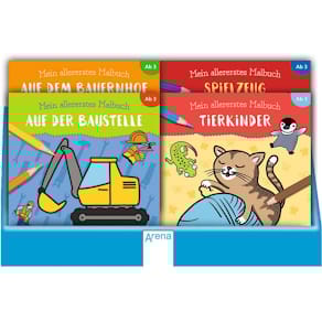 Malbuch ARENA Mein allererstes Malbuch, sortiert, 21x21 cm, 32 S.