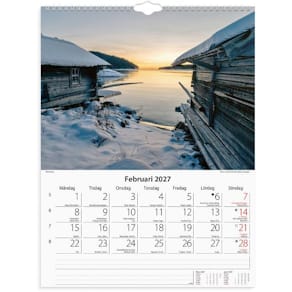 Burde Väggkalender Svenska kusten 2027