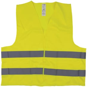 Warnweste DONAU Polyester, Gr. 11 = 2XL, gelb