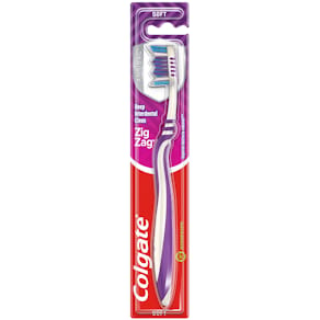 Tandborste Colgate Zig Zag Soft vit/lila
