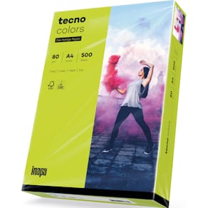 Kopierpapier TECNO Colors, A4, 80 g/m², 500 Blatt, grün