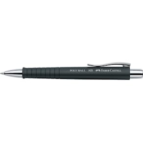 Kugelschreiber Faber-Castell Poly Ball XB, schwarz