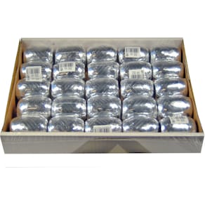 Bastelgarn GOLDINA Eiknäuel metallic, silber