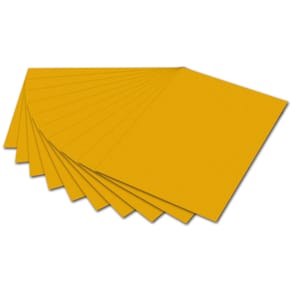 Fotokarton Folia, 50x70cm, dunkelgelb, 300g/m², 10 Blatt