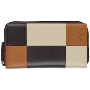 Geldbörse HJP Monte Rosa, Leder, braun multi