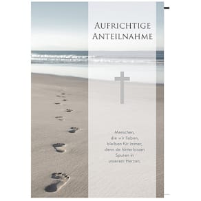 Trauerkarte Braun+ Company