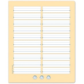Wörterheft URSUS Formati, Quart, 20 Blatt, liniert