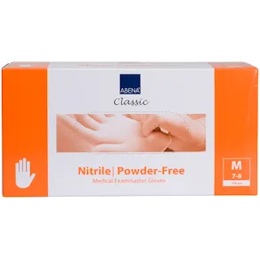 Nitrilhandske puderfri vit M 150/fp