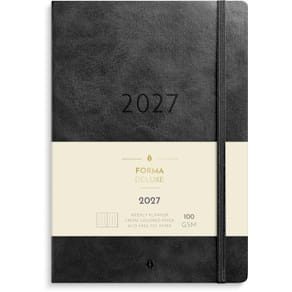 Kalender Agency Forma Deluxe 2027 svart