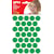 Stickers Apli Kids, cirkel, diameter 20 mm, 180 stuks (groen)