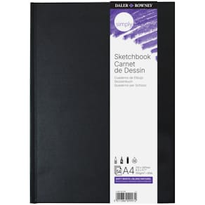 Skizzenbuch Daler-Rowney, A4, 54 Blatt, 100 g/m², fadenvernäht