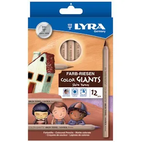 Färgpenna LYRA Jumbo Hud, 12 färger