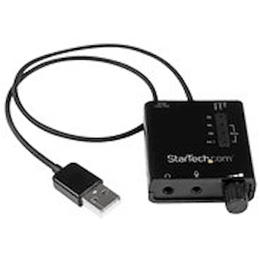 StarTech USB Sound Card w/ SPDIF Digital Audio & Stereo Mic