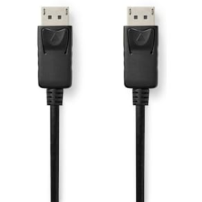 Kabel NEDIS DP hane - DP hane 2m svart