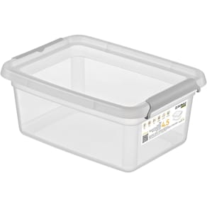 Opbergdoos DONAU Home, 4,5 liter, transparant
