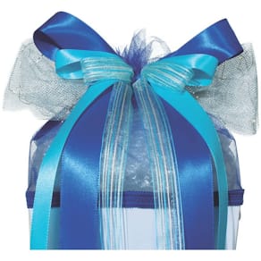 Schultütenschleife ROTH LED Blue Star