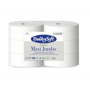 Toiletpapir jumbo BulkySoft, 2-lags 320 m, Gigant M, 6 rl