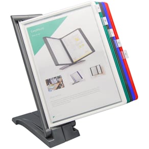 Wandhalter Q-CONNECT Quickfind, anthrazit, sortiert