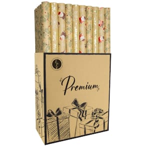 Packpapier BEAUMONT GROUP, Weihnachten, sortiert