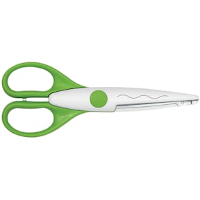 Schere WEDO Kreativschnittschere Wellen, 160 mm, grün