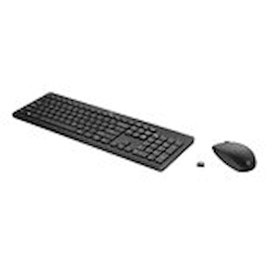 HP 235 - Sats med tangentbord och mus - 3-zons layout, låg