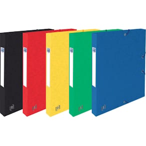 Elastobox Elba Oxford Top File+, rug 2,5 cm, geassorteerd