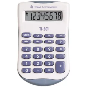 Texas TI-501 calculator blisterpacked