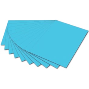 Tonpapier Folia, 50x70 cm, 130 g/m², himmelblau, 100 Blatt