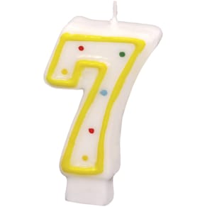 Geburtstagskerze Riethmüller Zahl 7